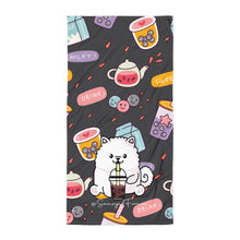 Load image into Gallery viewer, Bubble Tea Samoyed Sublimated Towel
