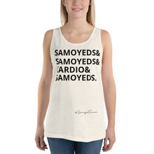 Load image into Gallery viewer, Samoyeds and Cardio Unisex Tank Top
