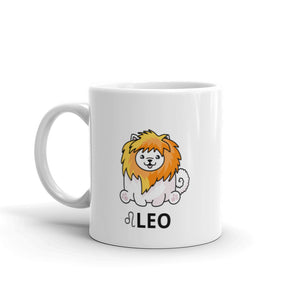 Leo Horoscope Samoyed Mug