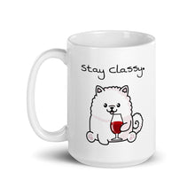 Load image into Gallery viewer, &quot;Stay Classy.&quot; Samoyed Mug
