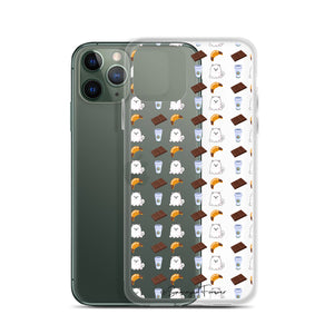 "Coffee and Snacks" Samoyed iPhone Case