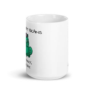 "Zombies Eat Brains Don't Worry..." Samoyed Mug