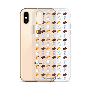 "Coffee and Snacks" Samoyed iPhone Case