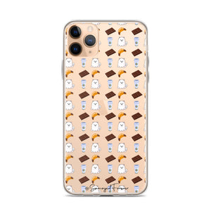 "Coffee and Snacks" Samoyed iPhone Case