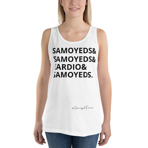 Samoyeds and Cardio Unisex Tank Top