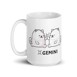 Gemini Horoscope Samoyed Mug