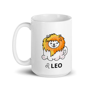 Leo Horoscope Samoyed Mug