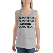 Load image into Gallery viewer, Samoyeds and Cardio Unisex Tank Top
