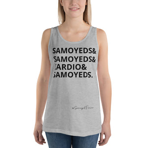 Samoyeds and Cardio Unisex Tank Top