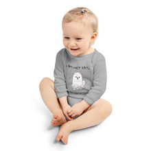 Load image into Gallery viewer, &quot;I am not fat. I am just fluffy.&quot; Samoyed Baby Long-Sleeve Onesie
