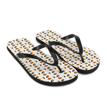 Load image into Gallery viewer, &quot;Sushi and Fish-balls&quot; Samoyed Unisex Flip Flops
