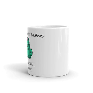 "Zombies Eat Brains Don't Worry..." Samoyed Mug