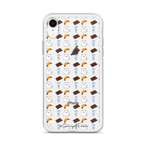 "Coffee and Snacks" Samoyed iPhone Case