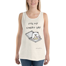 Load image into Gallery viewer, &quot;It&#39;s My Cheat Day&quot; Samoyed Unisex Tank Top
