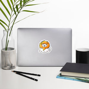 Leo Horoscope Samoyed Bubble-Free Sticker