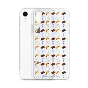 "Coffee and Snacks" Samoyed iPhone Case