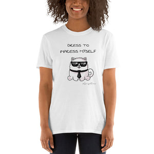 "Dress To Impress Myself" Samoyed Unisex Basic Softstyle T-sthirt