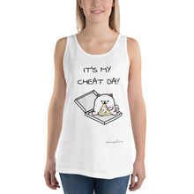 Load image into Gallery viewer, &quot;It&#39;s My Cheat Day&quot; Samoyed Unisex Tank Top
