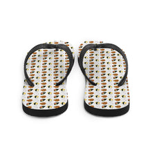 Load image into Gallery viewer, &quot;Sushi and Fish-balls&quot; Samoyed Unisex Flip Flops
