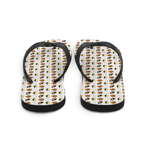 "Sushi and Fish-balls" Samoyed Unisex Flip Flops