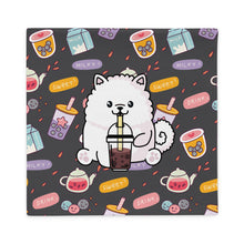 Load image into Gallery viewer, Bubble Tea Samoyed Pillow Case
