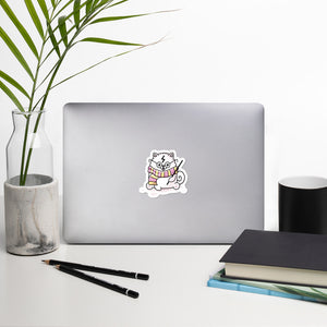 Wizard Potter Samoyed Bubble-Free Sticker