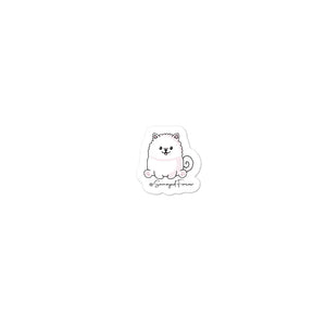 "Kawaii" Samoyed Bubble-Free Sticker