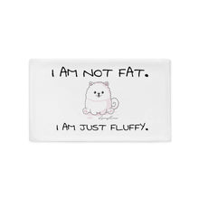 Load image into Gallery viewer, &quot;I am not fat. I am just fluffy.&quot; Samoyed Pillow Case
