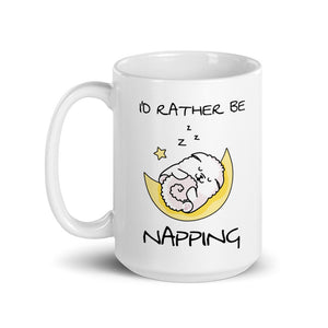 "I'd Rather Be Napping" Samoyed Mug