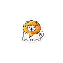 Load image into Gallery viewer, Leo Horoscope Samoyed Bubble-Free Sticker
