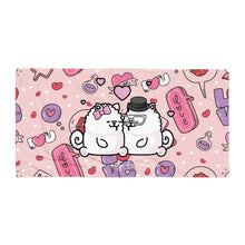 Load image into Gallery viewer, Couple Kissing Samoyed Sublimated Towel
