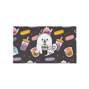 Bubble Tea Samoyed Pillow Case