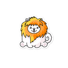 Load image into Gallery viewer, Leo Horoscope Samoyed Bubble-Free Sticker
