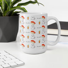 Load image into Gallery viewer, Sushi and Bubble Tea Samoyed Mug
